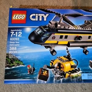 Retired Lego 60093 City Deep Sea Helicopter NEW FACTORY SEALED